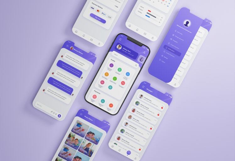 little elly app mockup